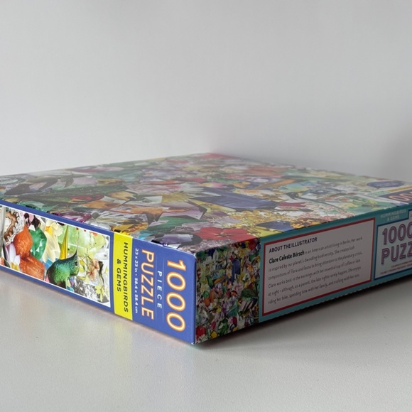 Brand New EeBoo puzzle -1000 pieces- Hummingbirds and Gems - Picture 4 of 5